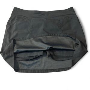 Athletic black skort